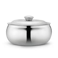 Classic Essentials Belly Stainless Steel Tripot Hot-Pot Thermoware Casserole 3000ml