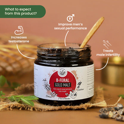 Amrutam B Feral Gold Malt - 400 gms