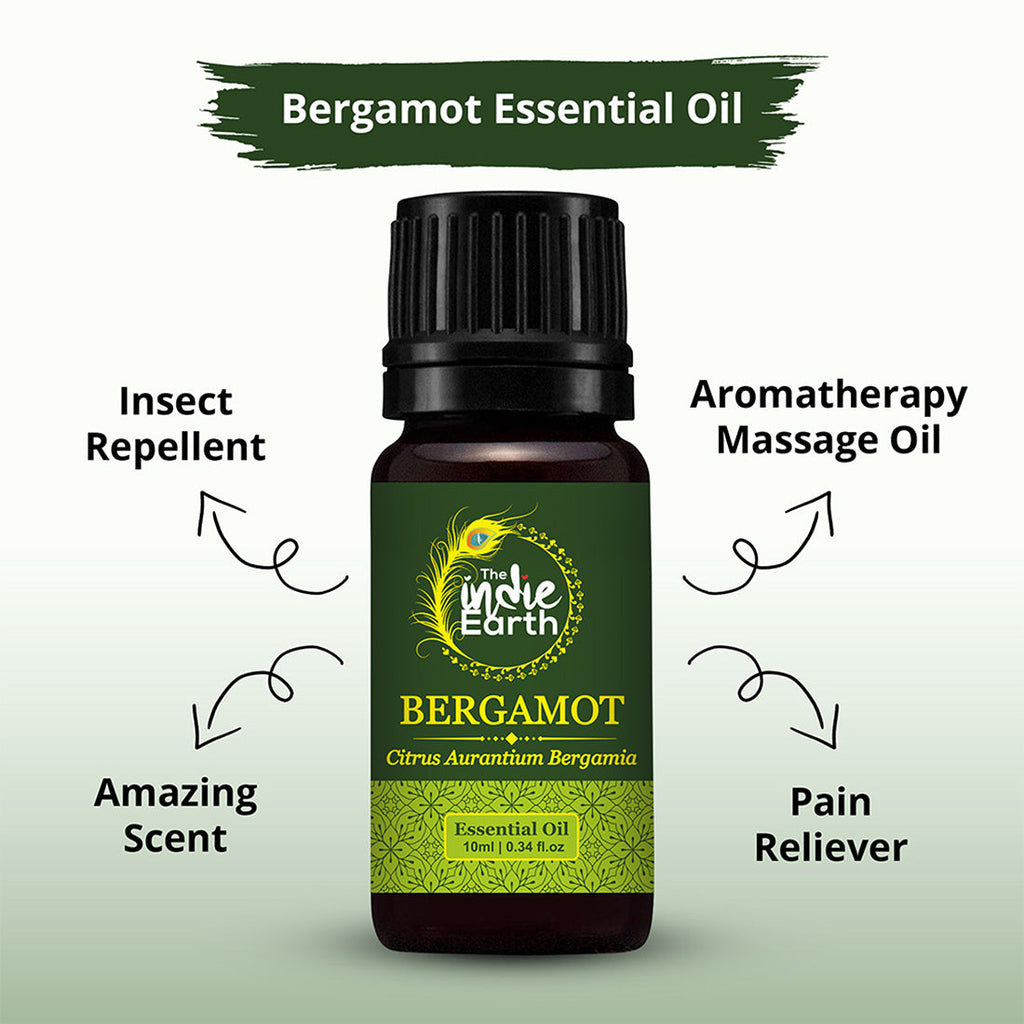 The Indie Earth Bergamot Essential Oil - 10 ml