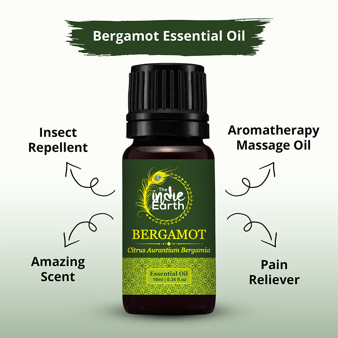 The Indie Earth Bergamot Essential Oil - 10 ml