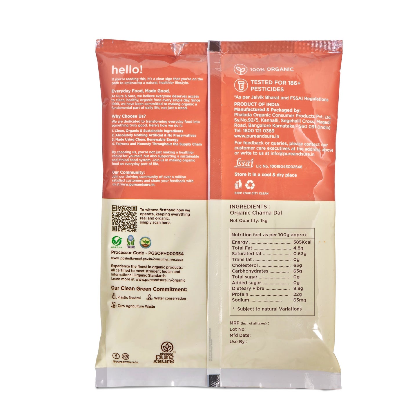 Pure & Sure Organic Besan Flour