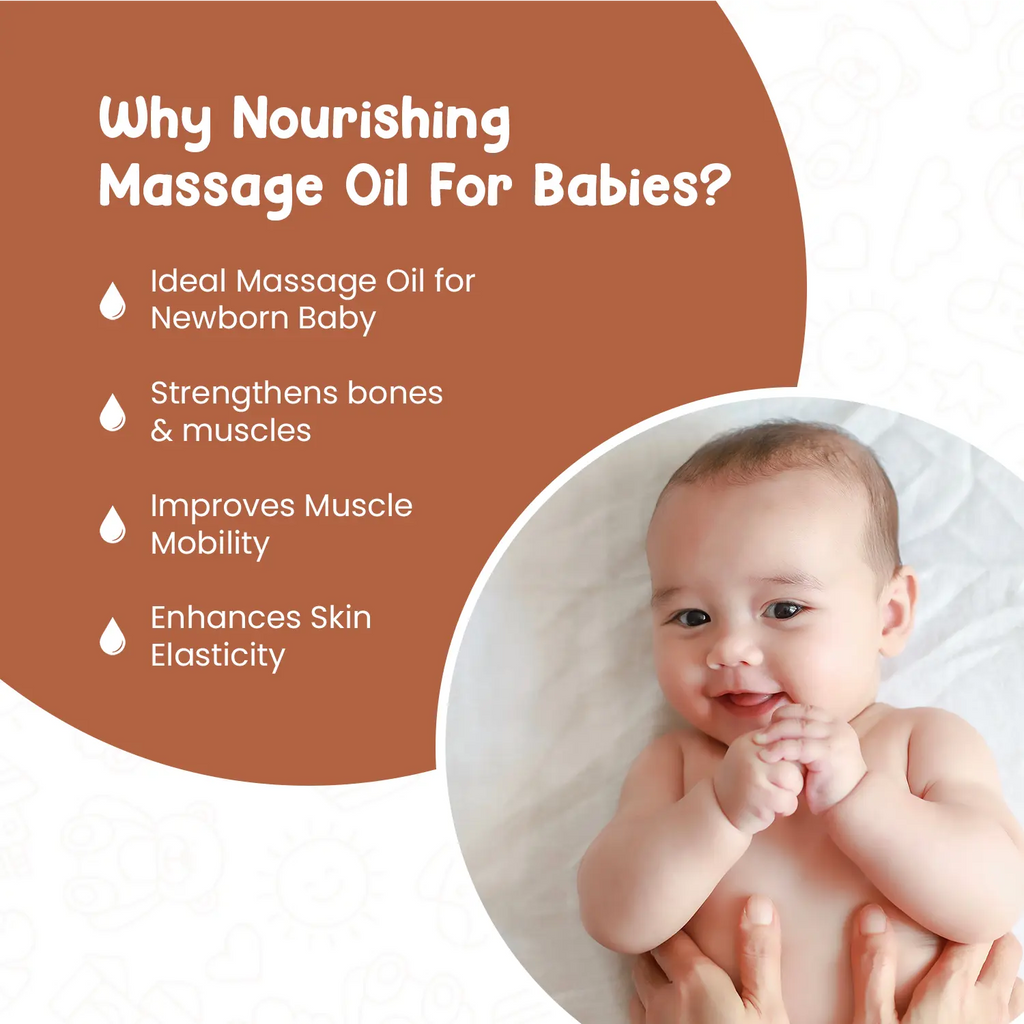Mother Sparsh Ayurvedic Baby Massage Oil - 100 ml