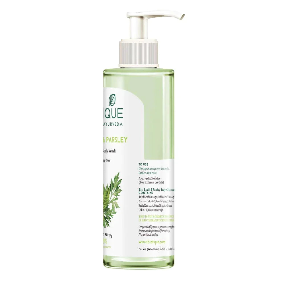 Biotique Bio Basil & Parsley Revitalizing Body Wash - 200 ml