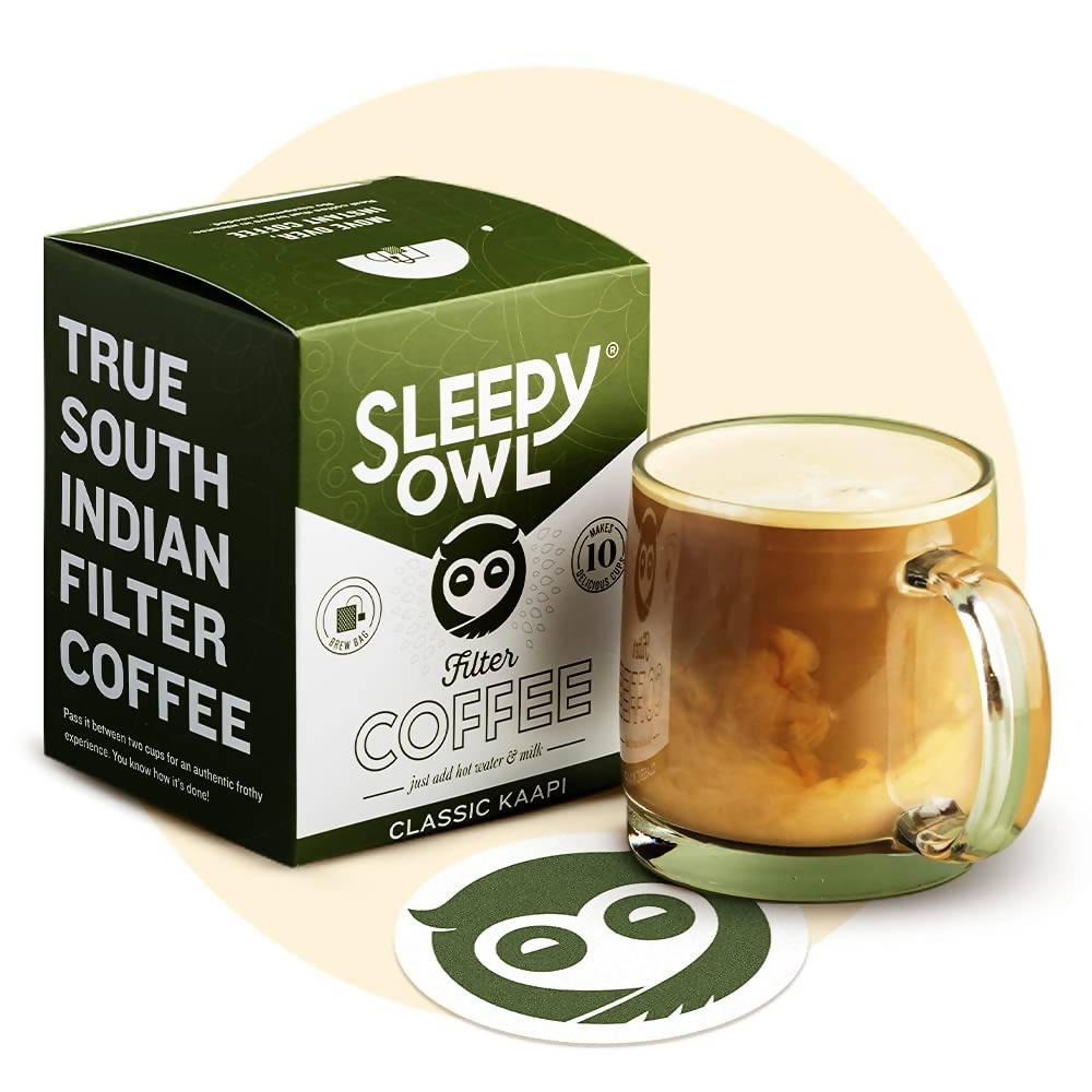 Sleepy Owl Filter Classic Kaapi Coffee - 10 Bags