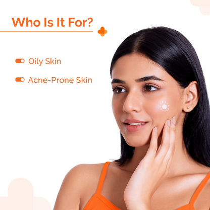 The derma co 1% Hyaluronic sunscreen oil free gel with SPF 50 & PA++++