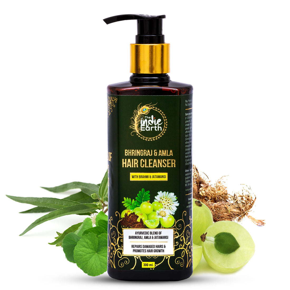 The Indie Earth Bhringraj Amla Hair Cleanser - 300 ml