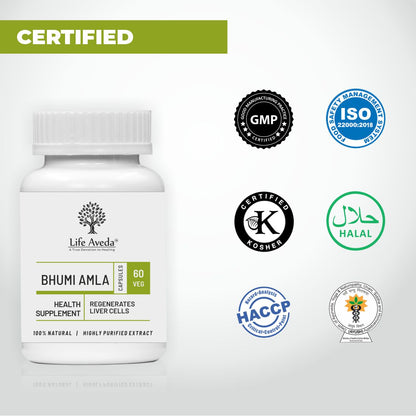 Life Aveda Bhumi Amla Capsules - 60 Capsules