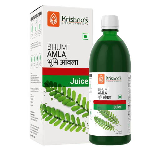 krishna's herbal & ayurveda bhumi amla swaras - 500 ml