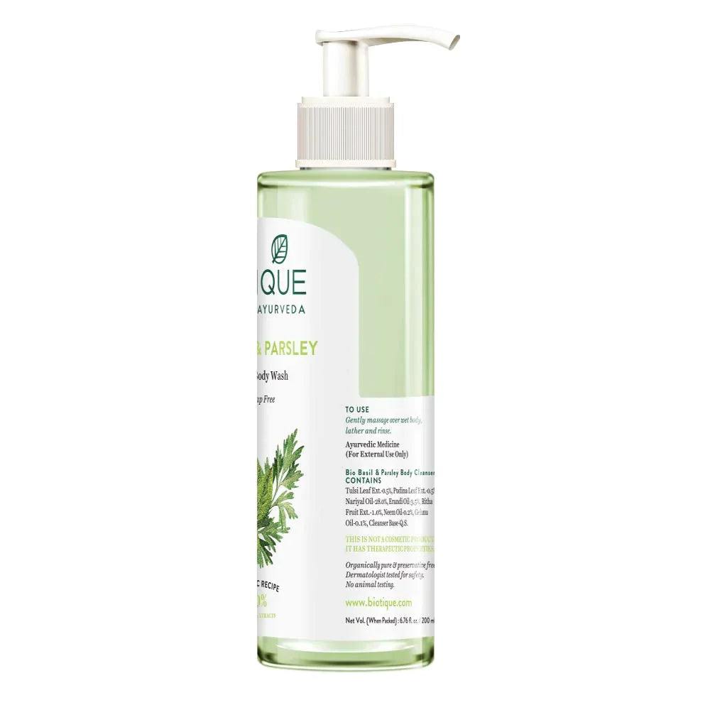 Biotique Bio Basil & Parsley Revitalizing Body Wash - 200 ml
