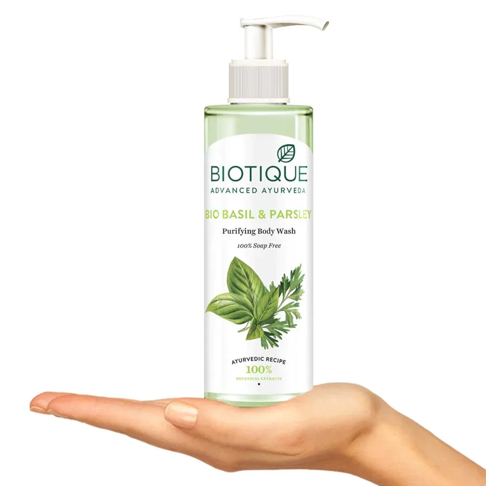 Biotique Bio Basil & Parsley Revitalizing Body Wash - 200 ml