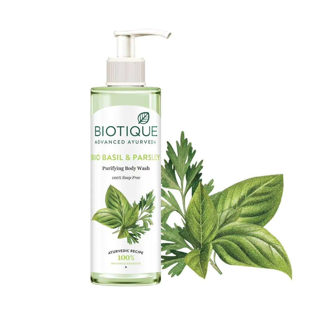 Biotique Bio Basil & Parsley Revitalizing Body Wash - 200 ml
