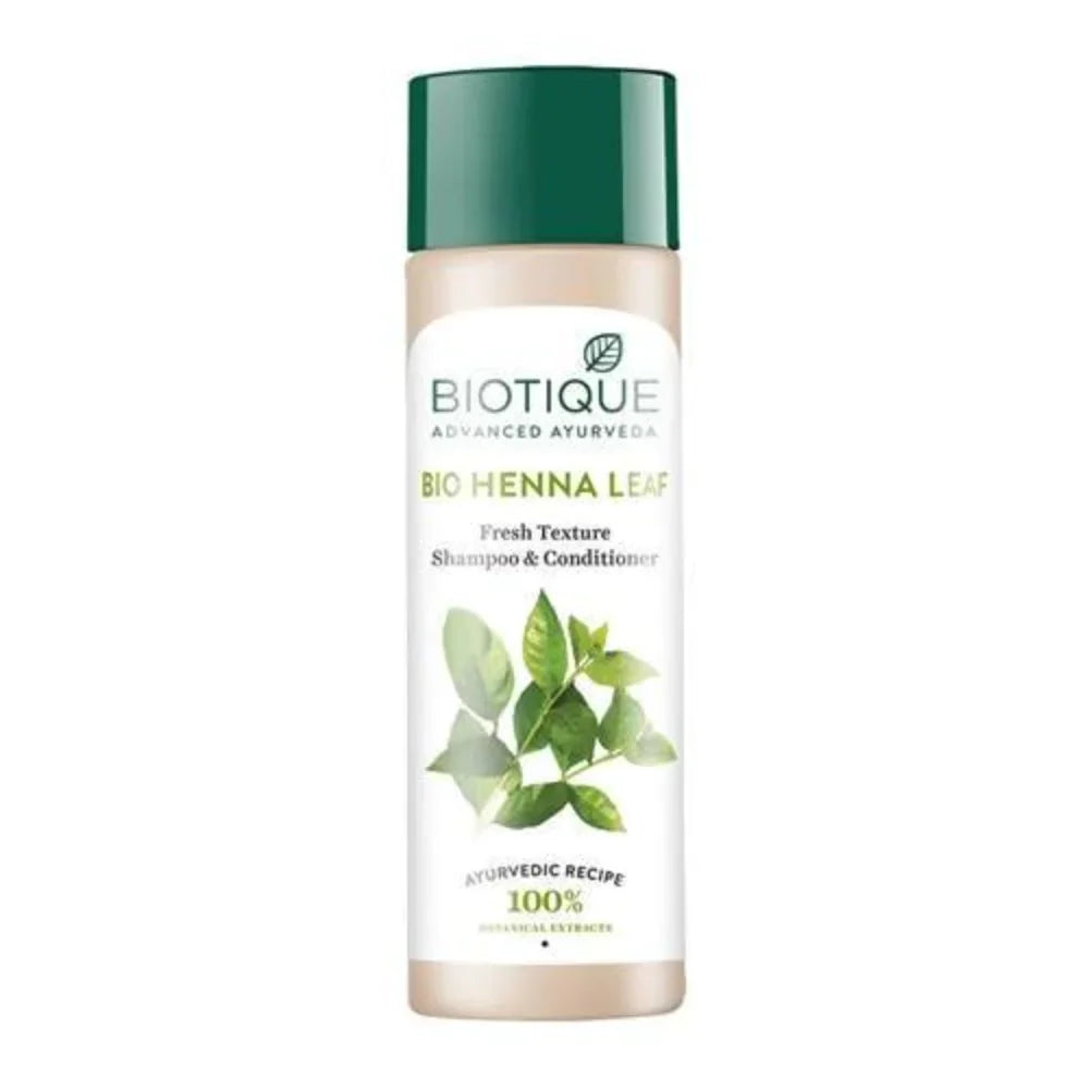 Biotique Bio Henna Leaf Fresh Texture Shampoo and Conditioner