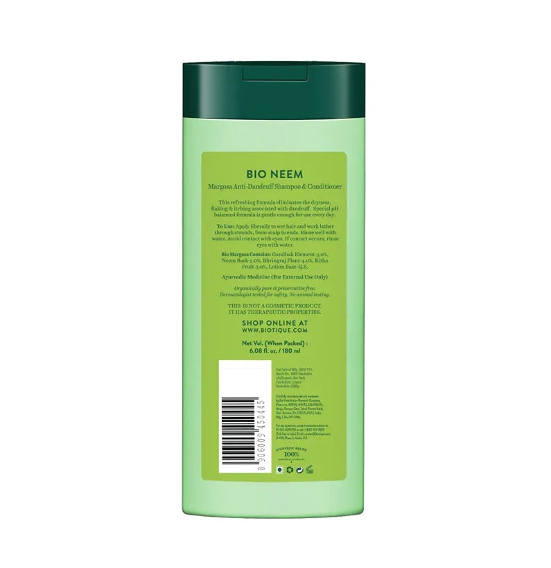 Biotique Bio Neem Margosa Anti Dandruff Shampoo & Conditioner