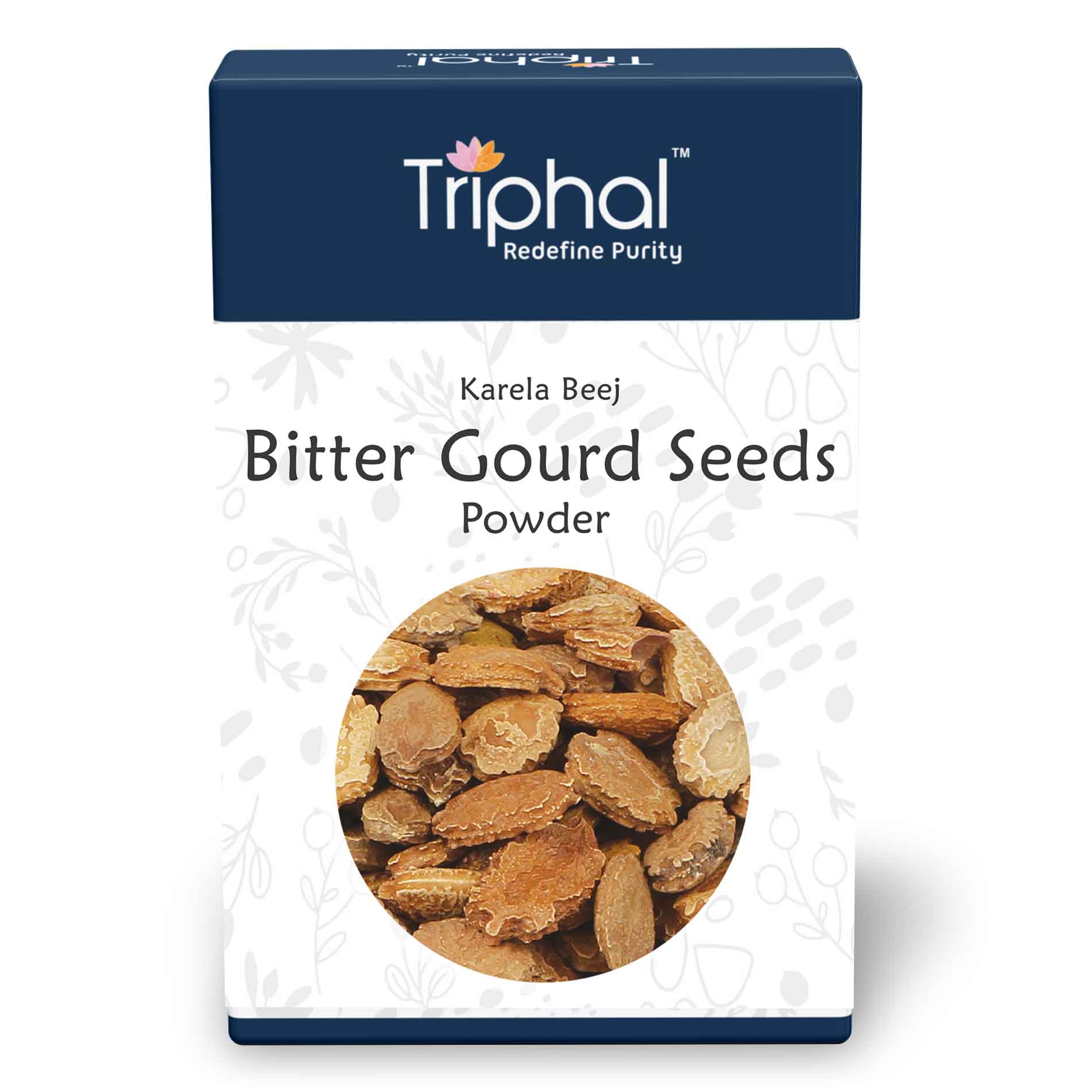 Triphal Bitter Gourd Seeds Powder – Karela Beej Churn – Bitter Melon Seeds