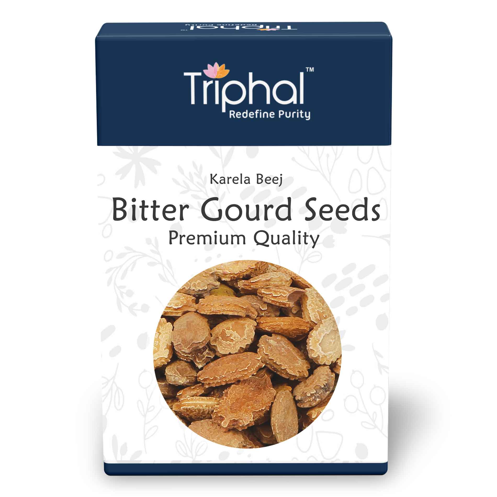 Triphal Bitter Gourd Seeds – Karela Beej – Bitter Melon Seeds – Momordica Charantia Seeds | Triphal