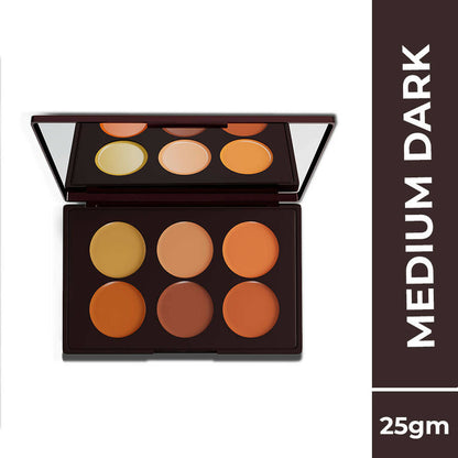 Colorbar 24Hrs Wear Concealer Palette Medium-Deep - 9 gms
