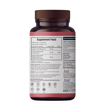 Miduty Organic Blood Builder