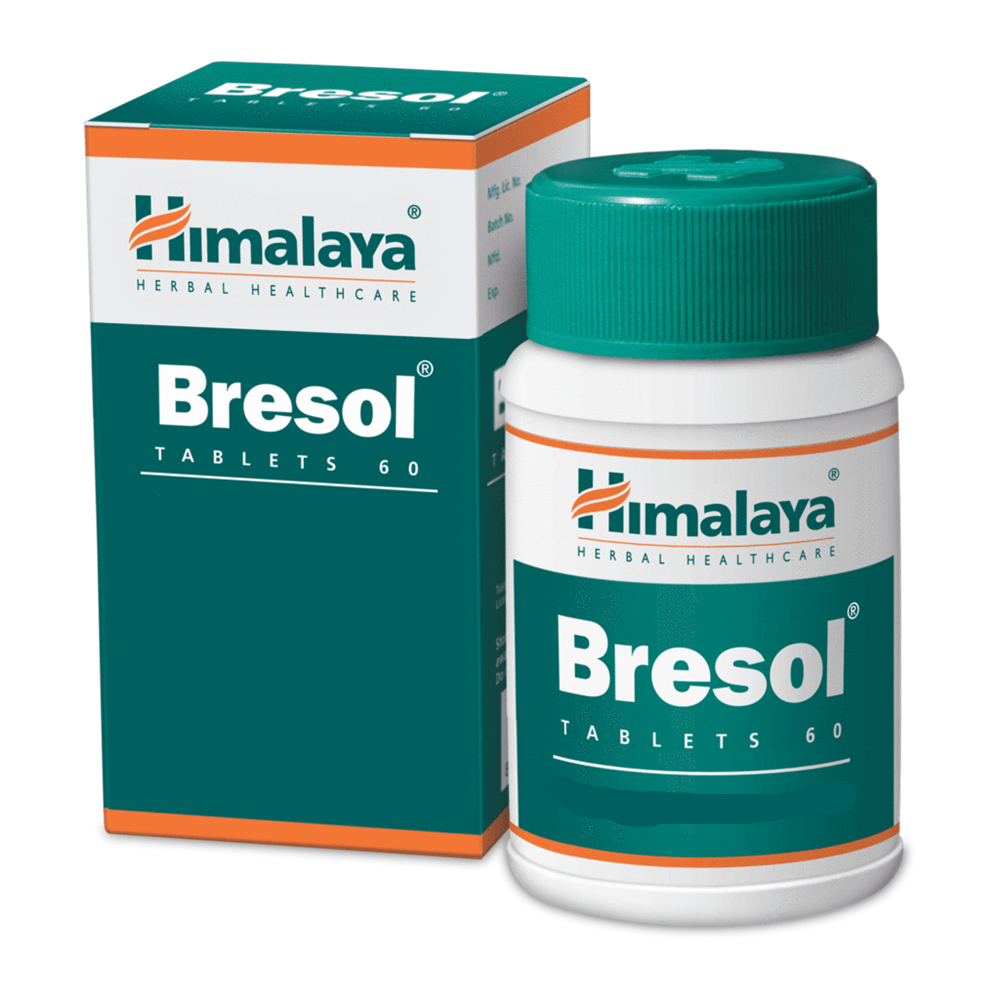 Himalaya Herbals Bresol Tablets - 60 Tabs
