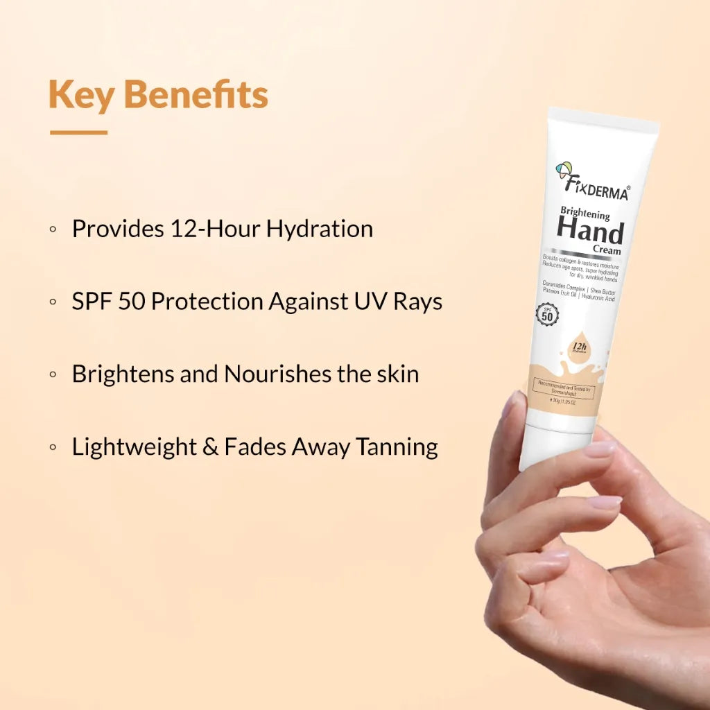 Fixderma Brightening Hand Cream - 30 gms
