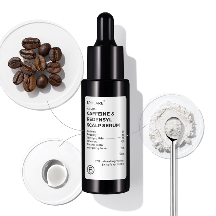 Brillare Caffeine & Redensyl Scalp Serum For Hair Growth - 30 ml