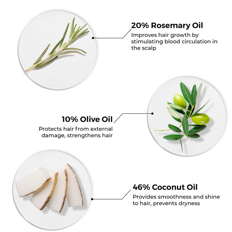 Brillare Rosemary Oil Shots For Visible Hair Growth
