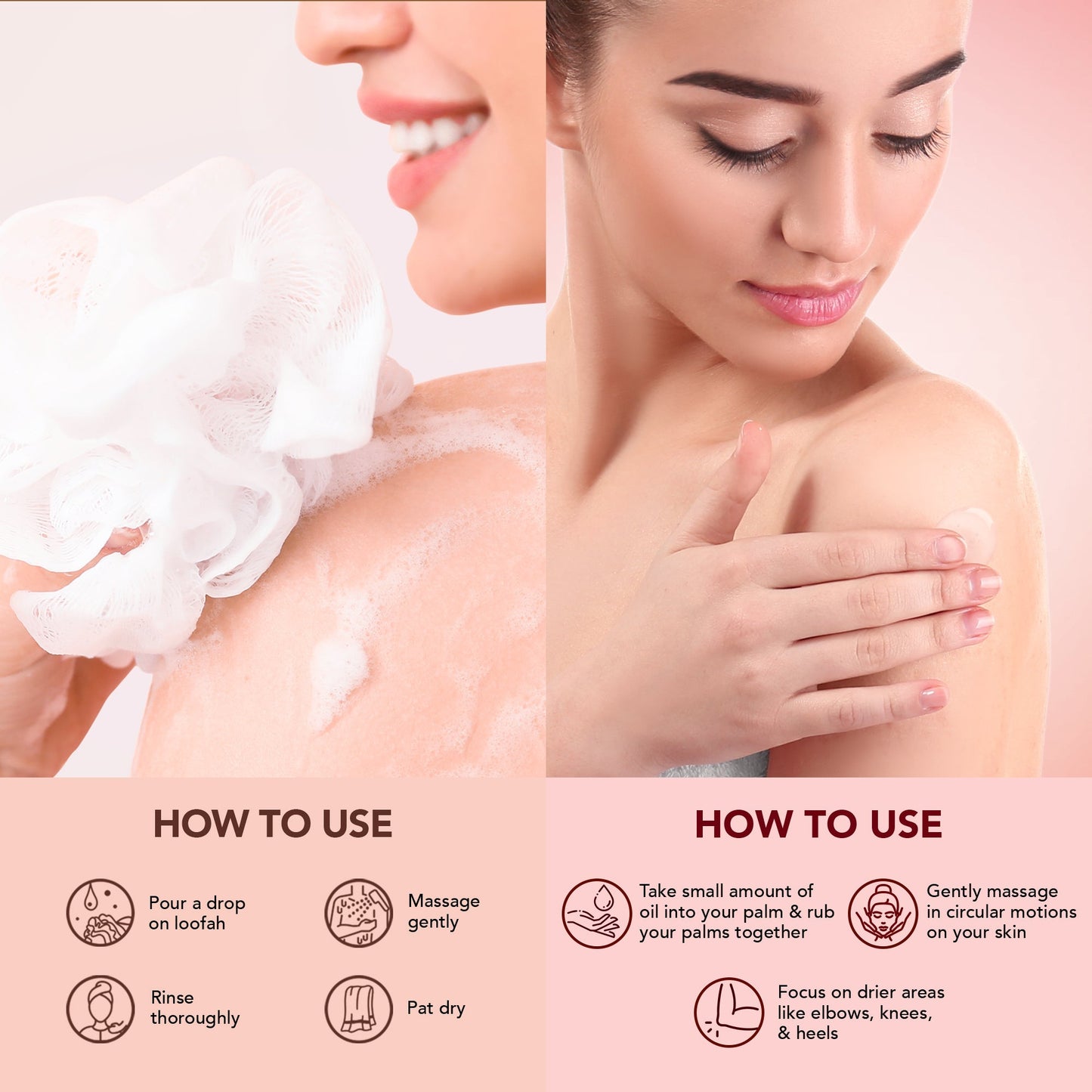 Botanic Hearth British Rose Bodywash & Moisture Bloom Body Oil