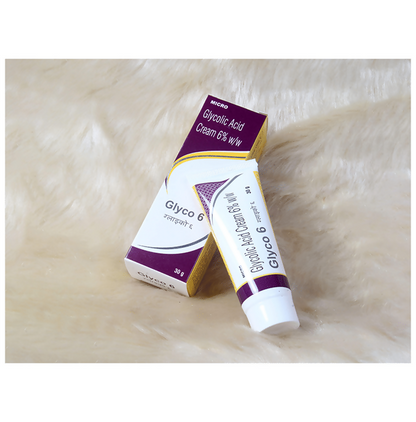 Micro Glyco 6 Glycolic Acid Cream For Dry Skin Acne & Hyperpigmentation