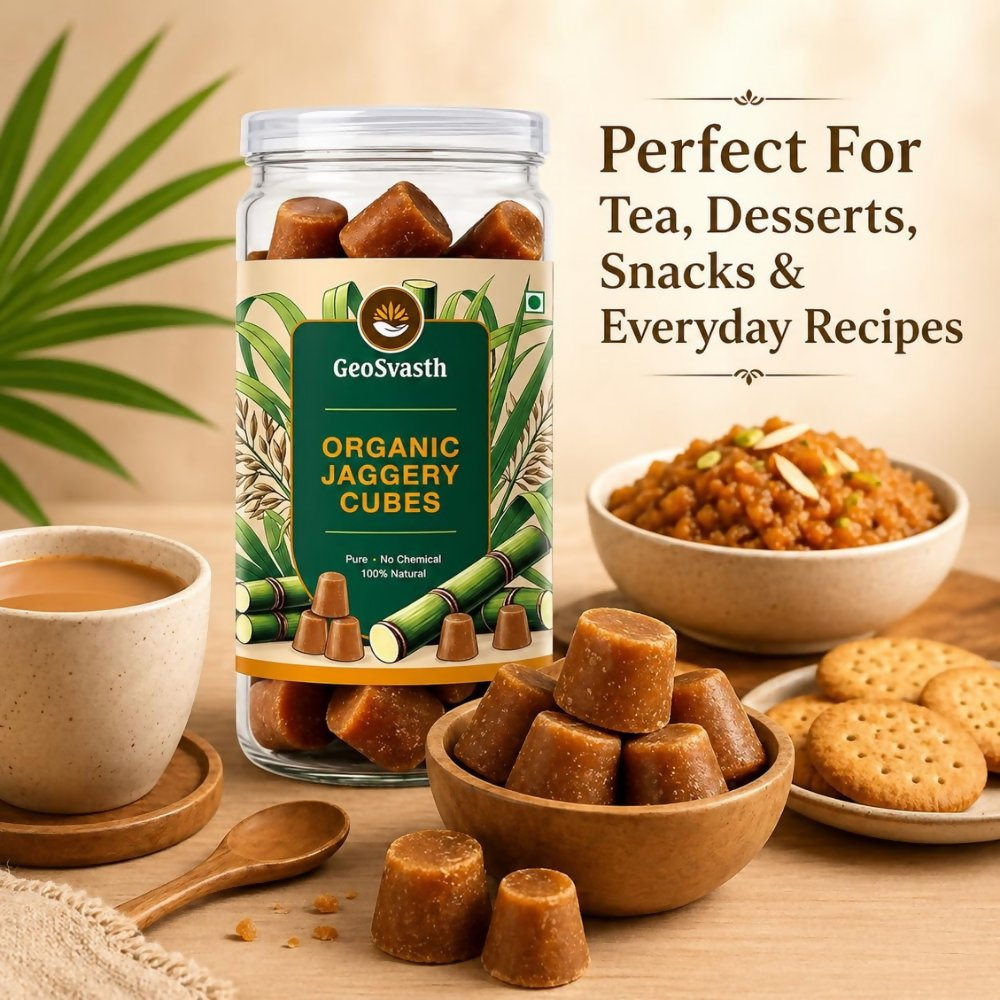 GeoSvasth Organic Jaggery Cubes