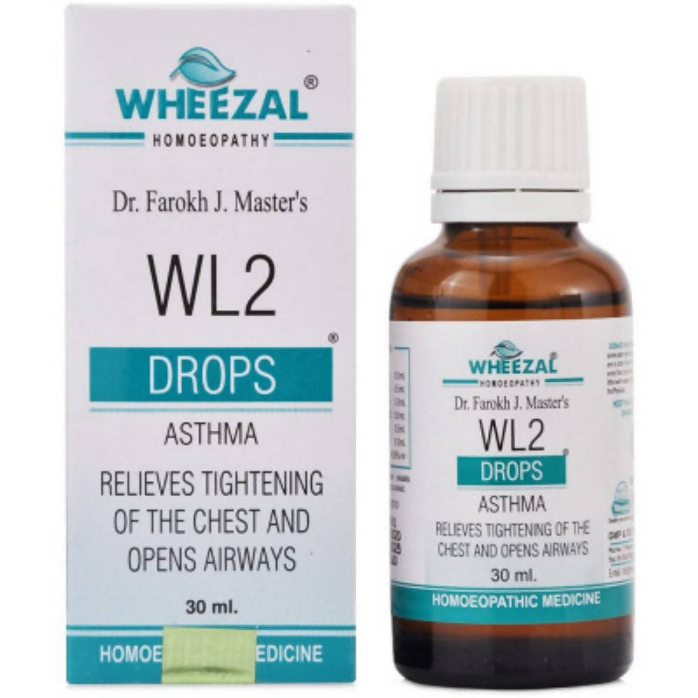 Wheezal WL2 Breathing Ease Drops - Herbal Blend - 30ml