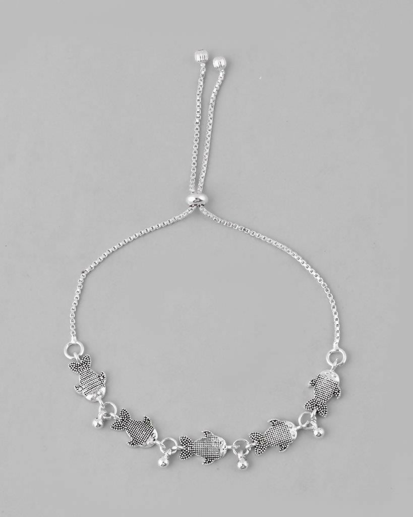 VOJ Set of 2 Traditional Fish Shapped Designer Anklet