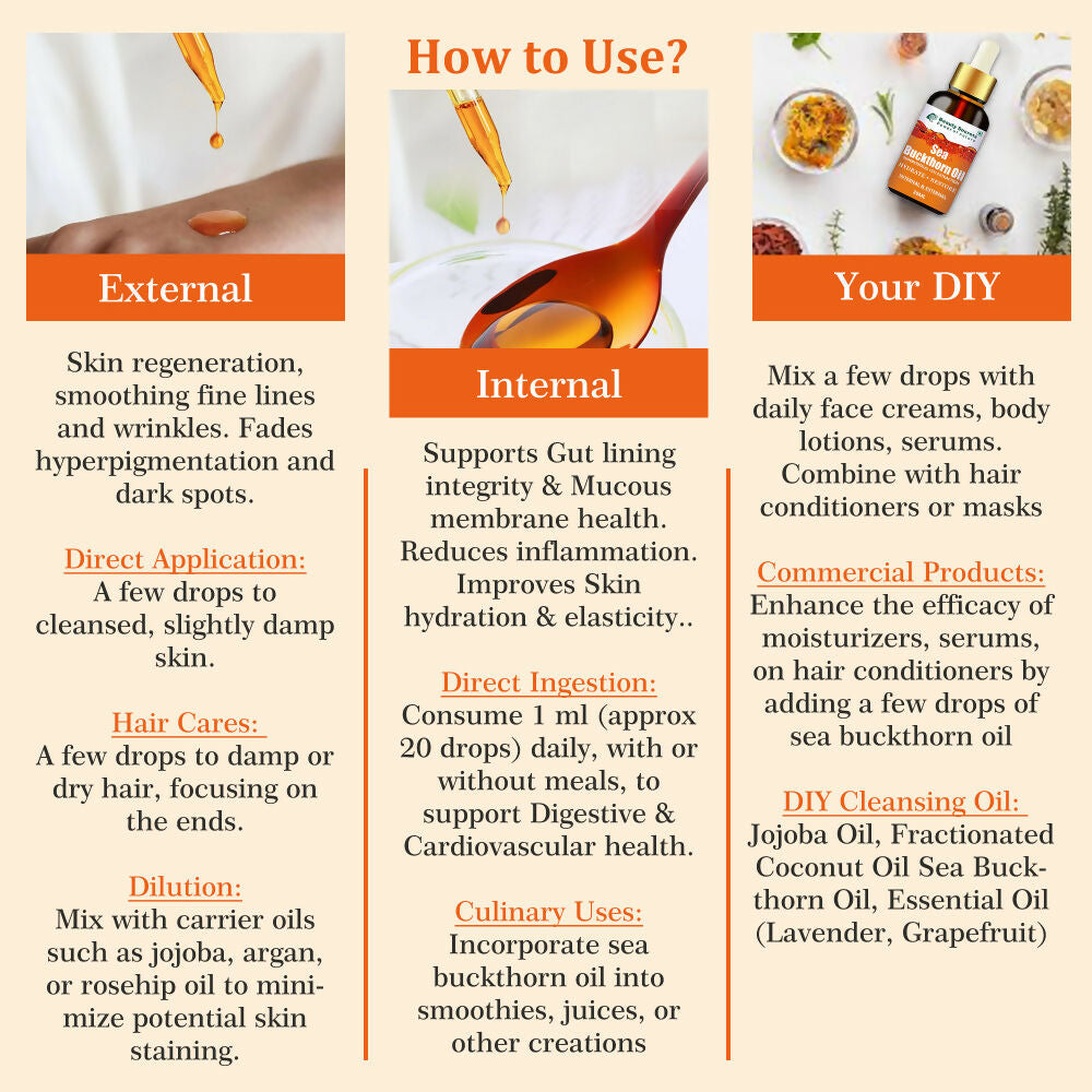 Beauty Secrets Organic Sea Buckthorn Berry Oil