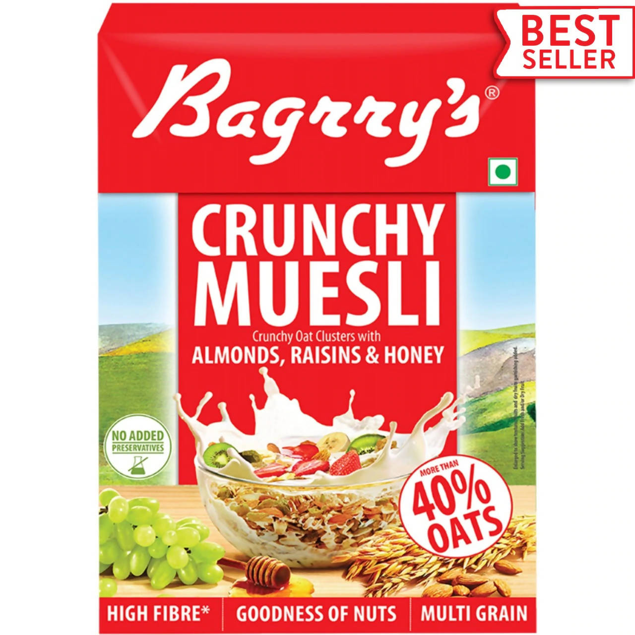 Bagrry's Crunchy Muesli - Almonds, Raisins & Honey