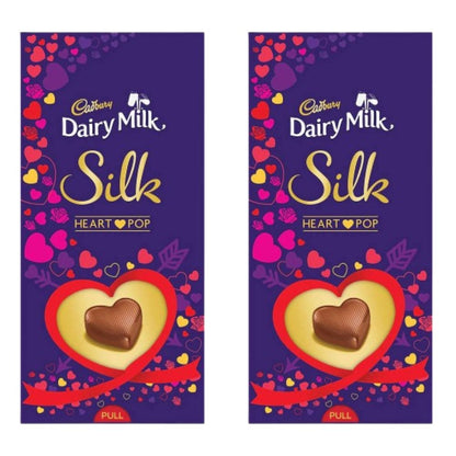 Cadbury Dairy Milk Silk Heart Pop Bars
