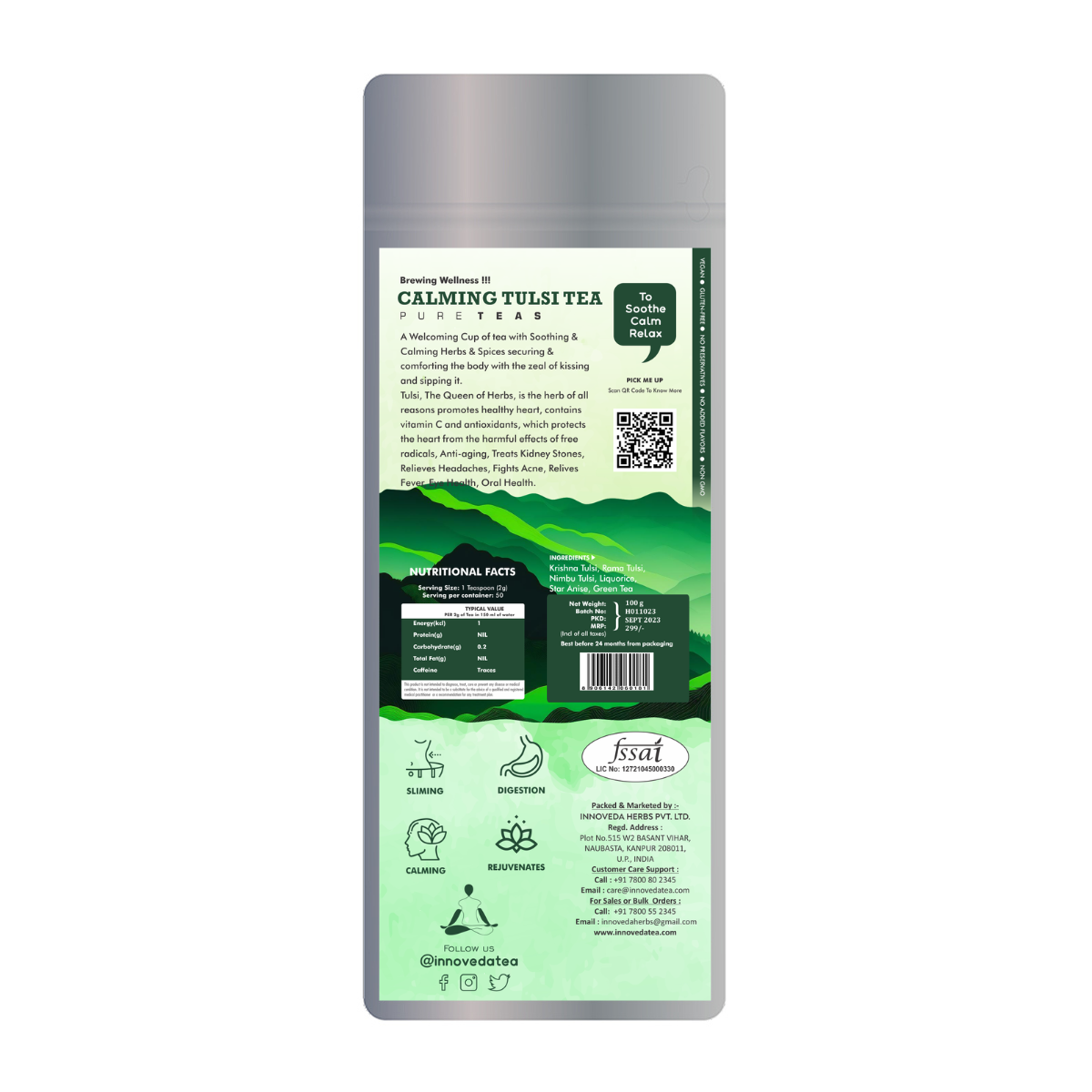 Innoveda Calming Tulsi Tea