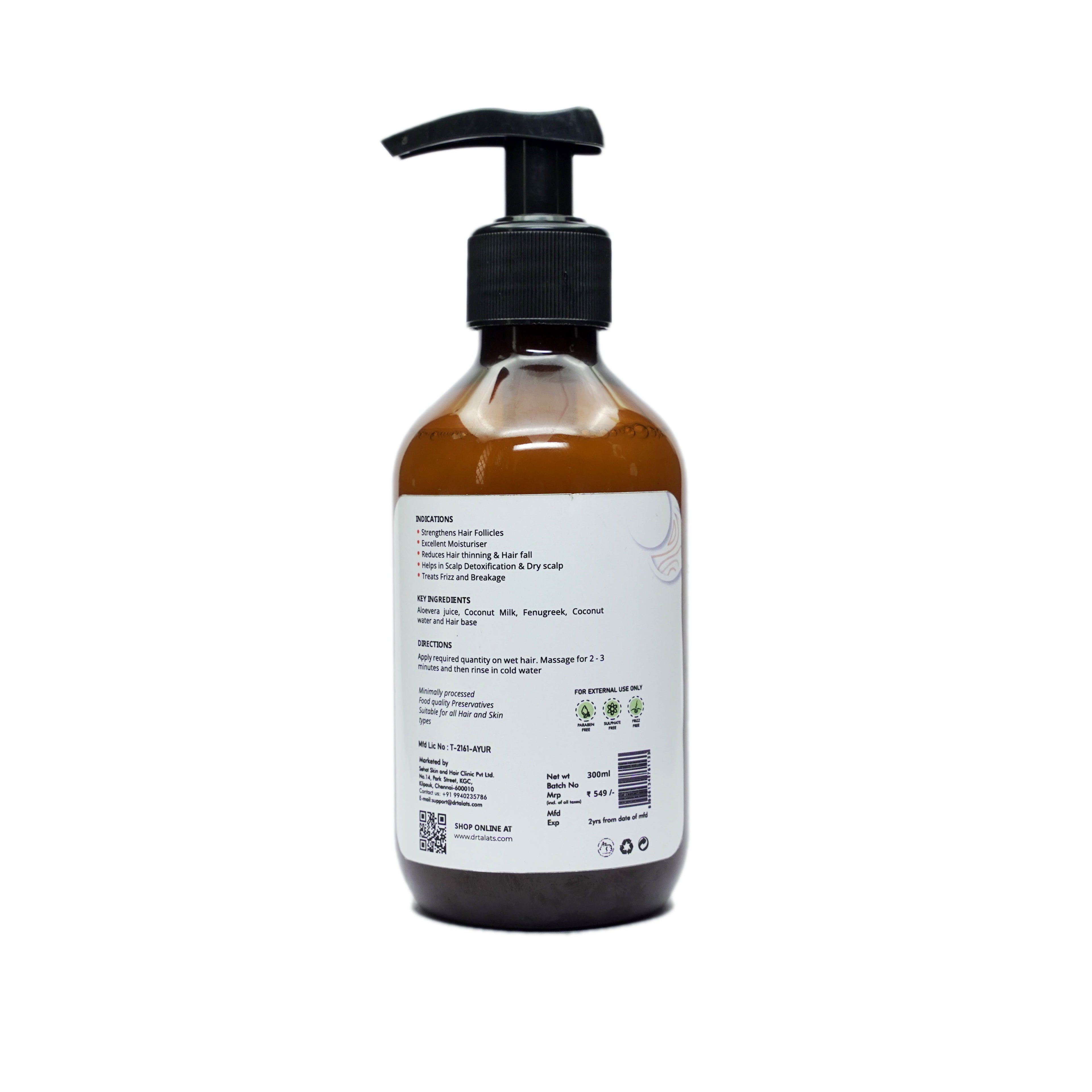 Dr. Talat's Dream care Coconut Milk shampoo