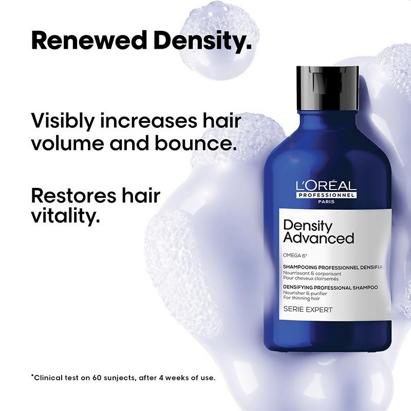 L’Oreal Professionnel Density Advanced Shampoo For Thinning Hair Visibly Increases Volume