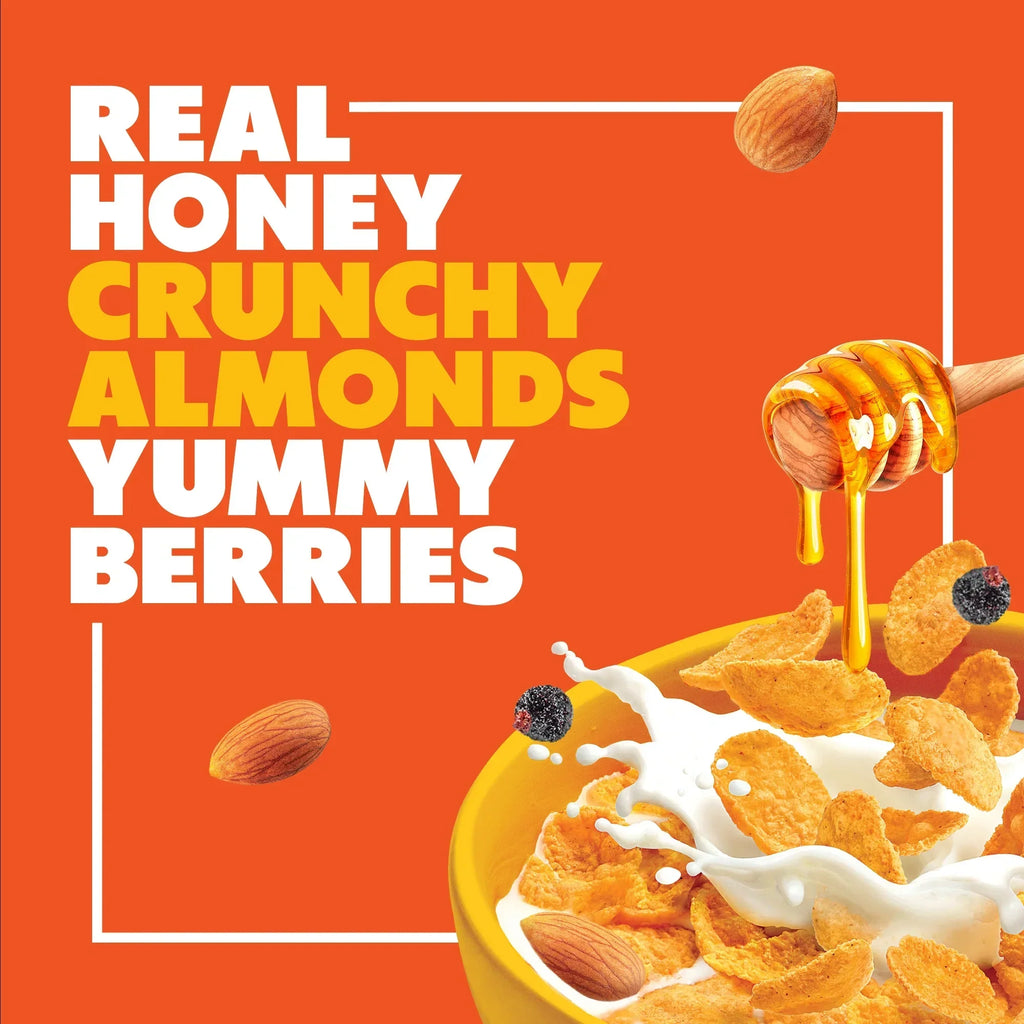 Yogabar Corn Flakes Honey Almond - 250 gms