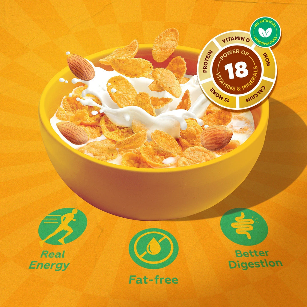 Yogabar Corn Flakes Honey Almond - 850 gms
