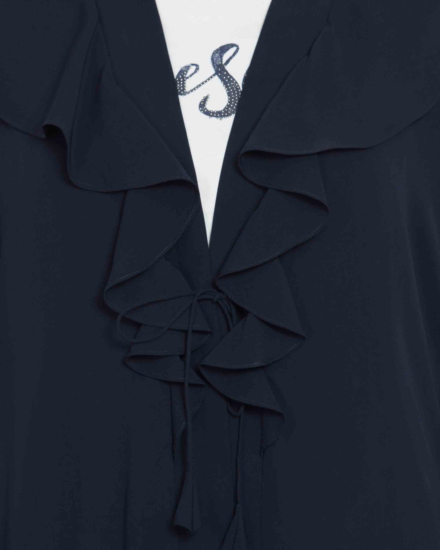 Bashariya Long Cardigan With Bell Sleeves Without Inner Abaya NavyBlue