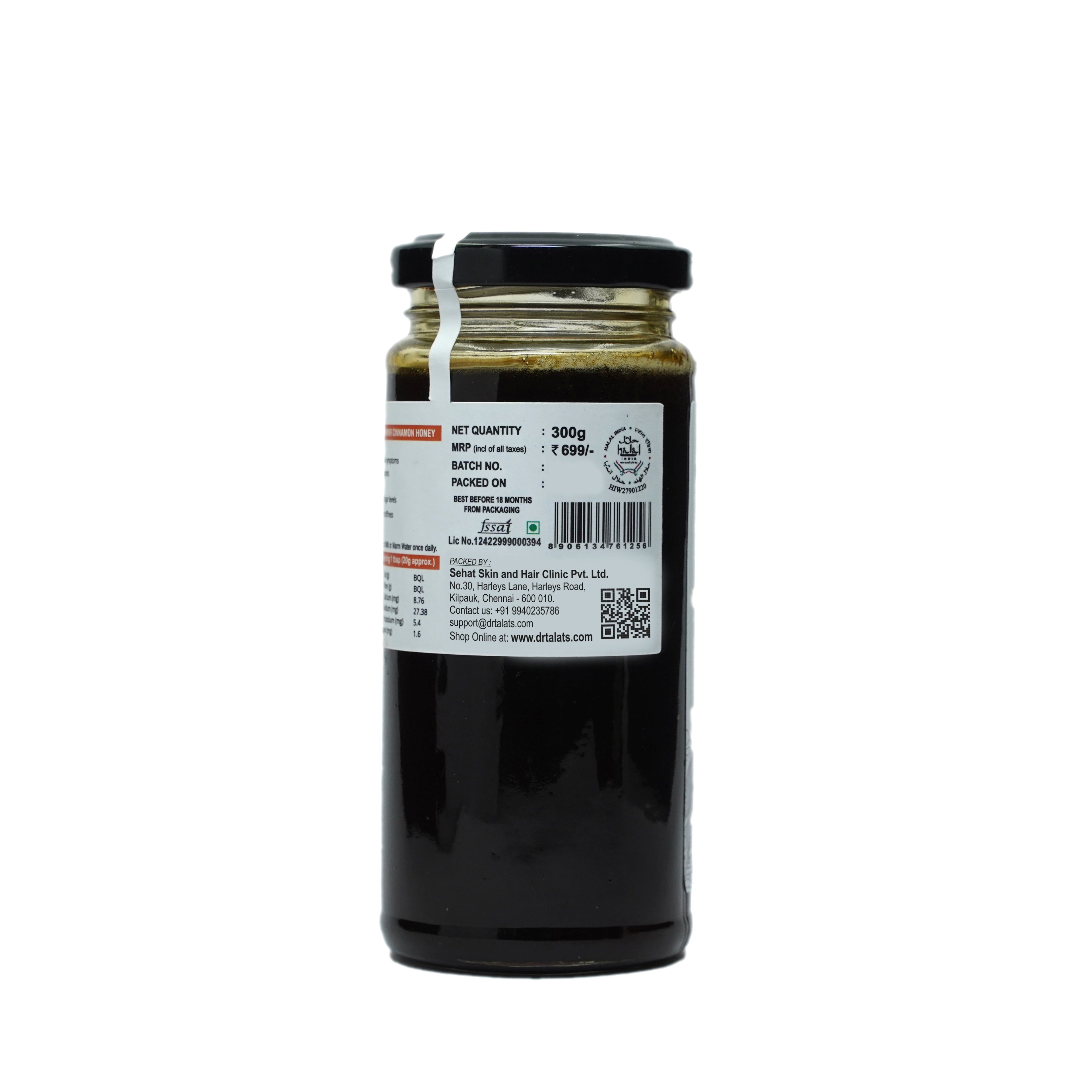 Dr. Talat's Premium Kashmir Cinnamon Honey
