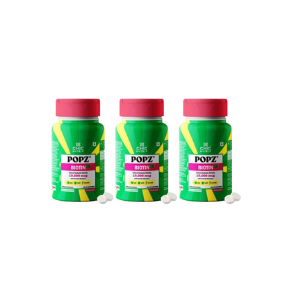 Chicnutrix Popz Biotin Melts - For Stronger & Thicker Hair