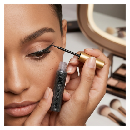 BOBI Glitter Eyeliner Black