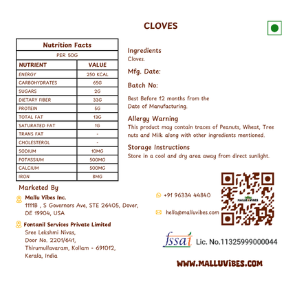 Mallu Vibes Cloves