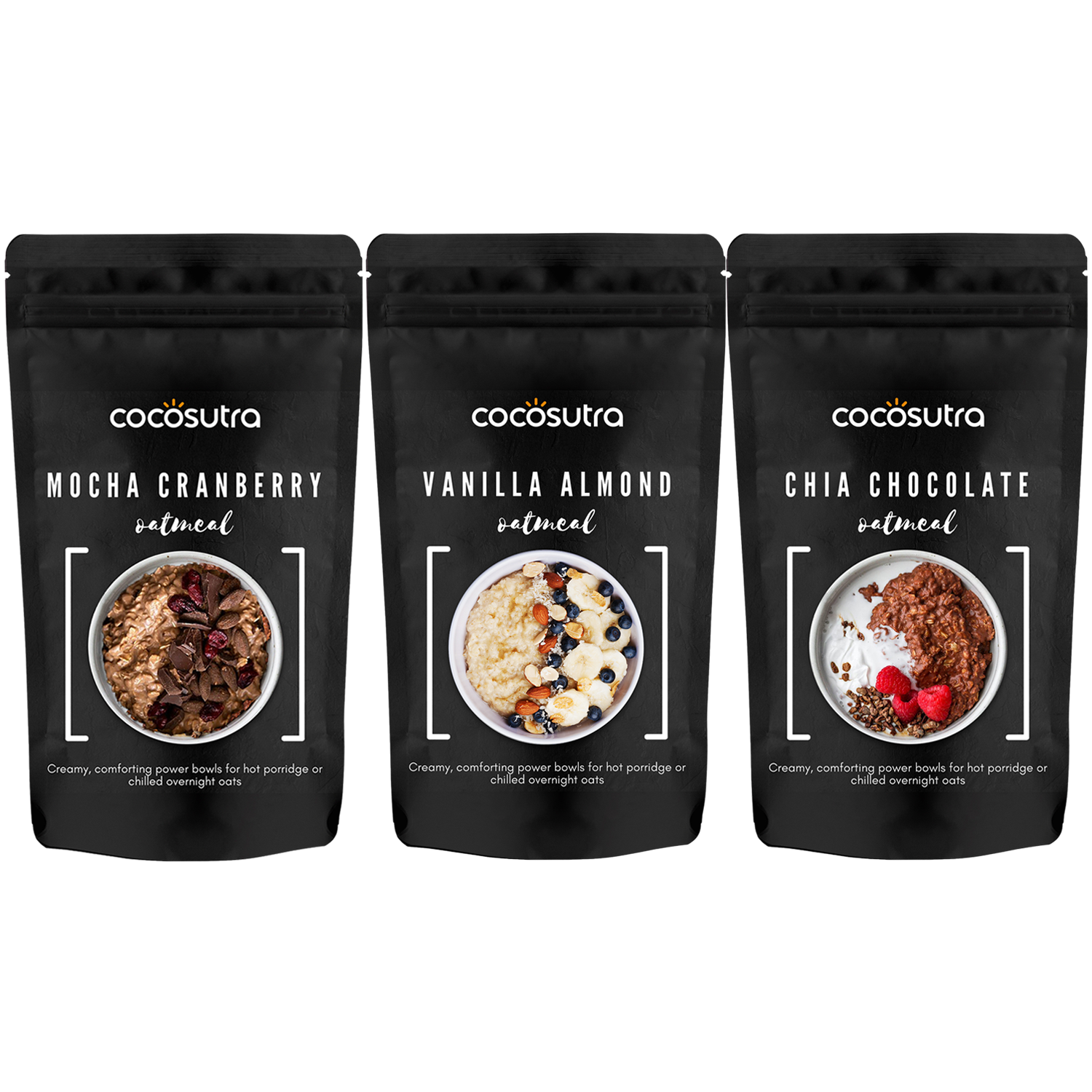 Cocosutra Oatmeal Combo Zero Sugar - 300 g Each