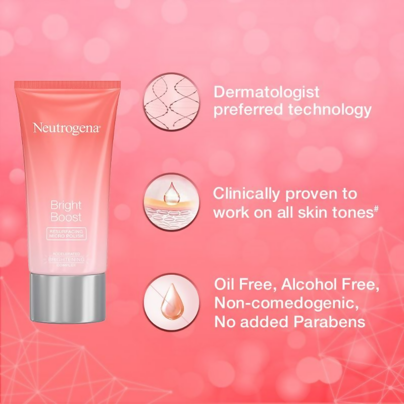 Neutrogena Bright Boost Micropolish Face Scrub & Exfoliator
