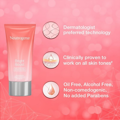 Neutrogena Bright Boost Micropolish Face Scrub & Exfoliator