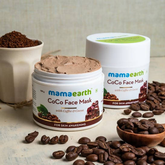 Mamaearth CoCo Face Mask with Coffee & Cocoa for Skin Awakening - 100 gms