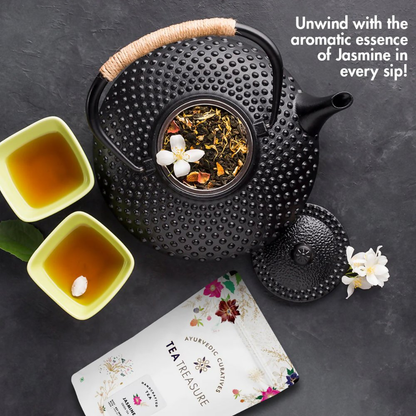 Tea Treasure Jasmine Loose Leaf Green Tea