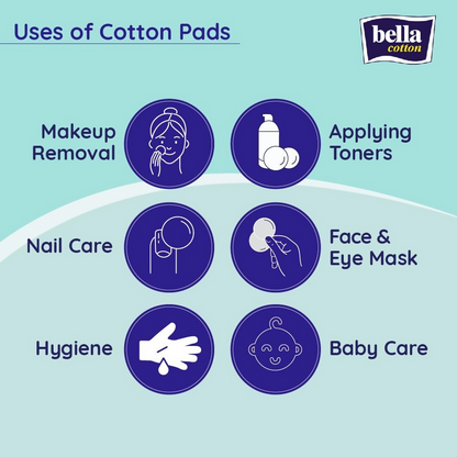 Bella Cotton Pads - Aloe Vera Extract