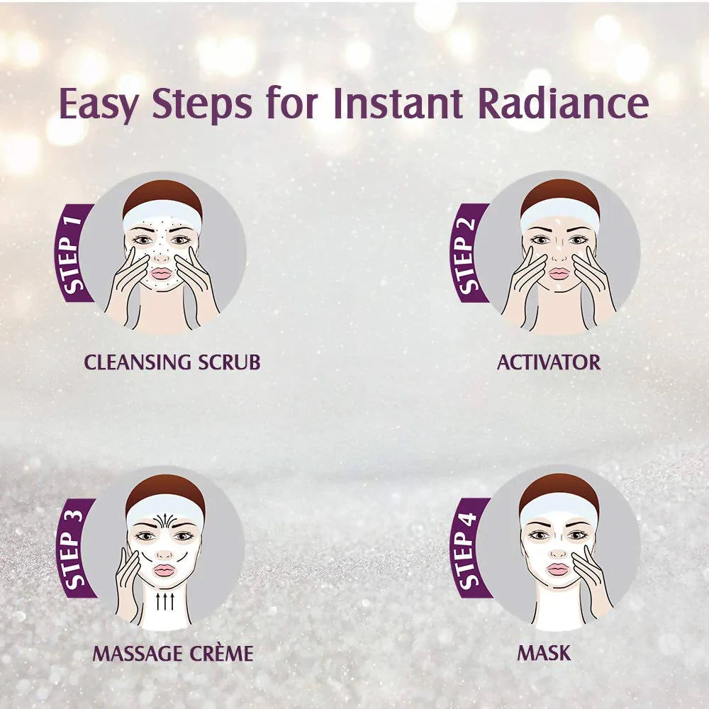 Lotus Herbals Radiant Diamond Facial Kit For Instant Radiance - 37 gms